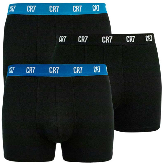 3PACK pánské boxerky CR7 černé (8100-49-2679)