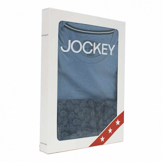 Pánské pyžamo Jockey modré nadrozměr (500001 454)