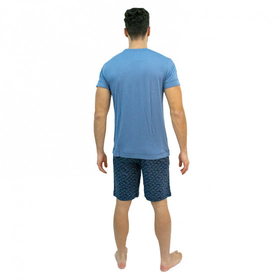 Pánské pyžamo Jockey modré nadrozměr (500001 454)