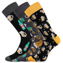 3PACK veselé ponožky Lonka vícebarevné (Debox mix E)