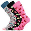 3PACK veselé ponožky Lonka vícebarevné (Debox mix F)