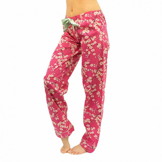 Dámské kalhoty na spaní Molvy růžové (KT-006)