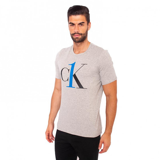 Pánské tričko CK ONE šedé (NM1903E-YG4)