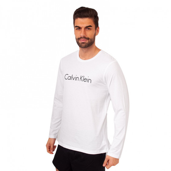 Pánské triko Calvin Klein bílé (NM1345E-100)