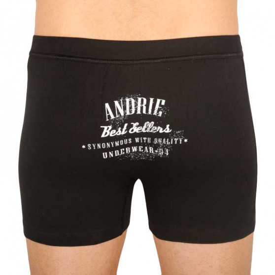 Pánské boxerky Andrie černé (PS 5116 B)