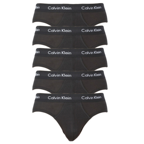 5PACK pánské slipy Calvin Klein černé (NB2876A-XWB)