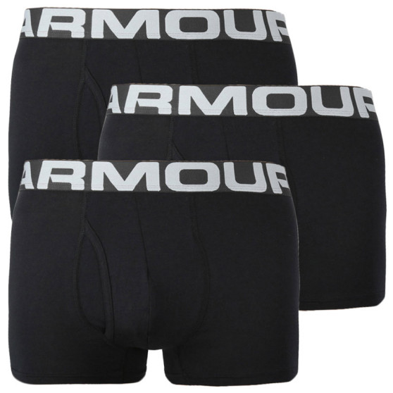 3PACK pánské boxerky Under Armour nadrozměr černé (1363616 001)