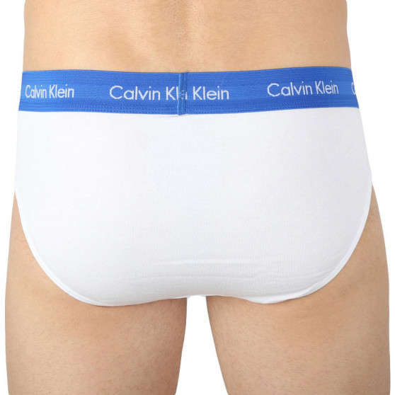 3PACK pánské slipy Calvin Klein bílé (U2661G-M9E)