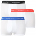 3PACK pánské boxerky Calvin Klein bílé (U2664G-M9E)