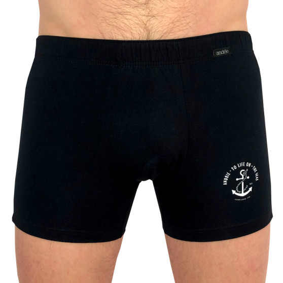 Pánské boxerky Andrie černé (PS 5389 C)