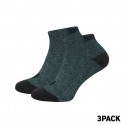 3PACK ponožky Horsefeathers rapid premium tmavě šedé (AA1078C)