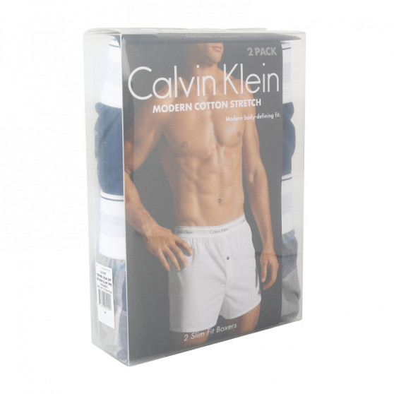 2PACK pánské trenky Calvin Klein vícebarevné (NB1396A-JVP)