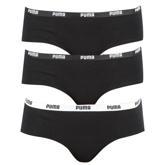 3PACK dámské kalhotky Puma černé (503007001 200)