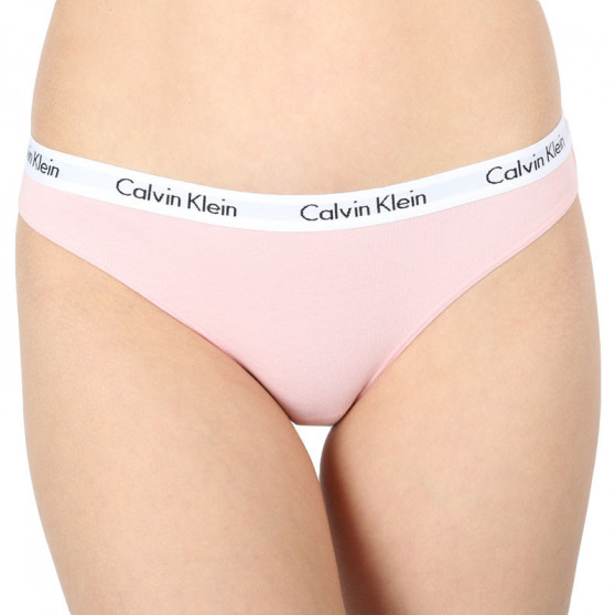3PACK dámské kalhotky Calvin Klein vícebarevné (QD3588E-JMO)