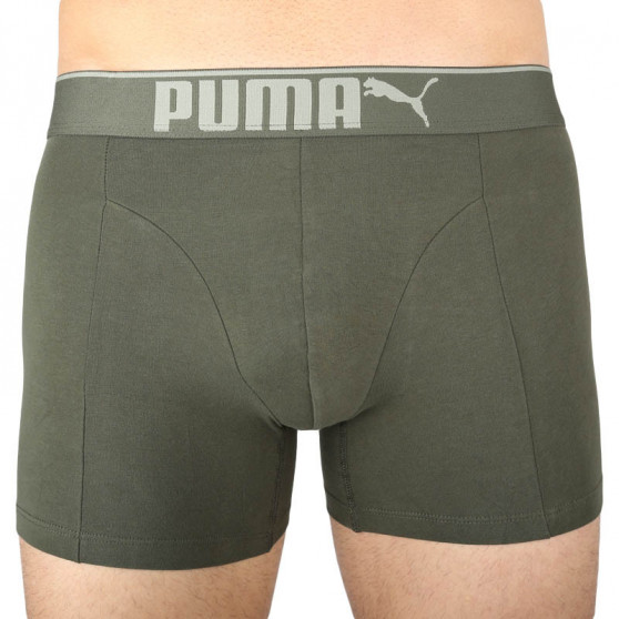 3PACK pánské boxerky Puma khaki (100000896 006)