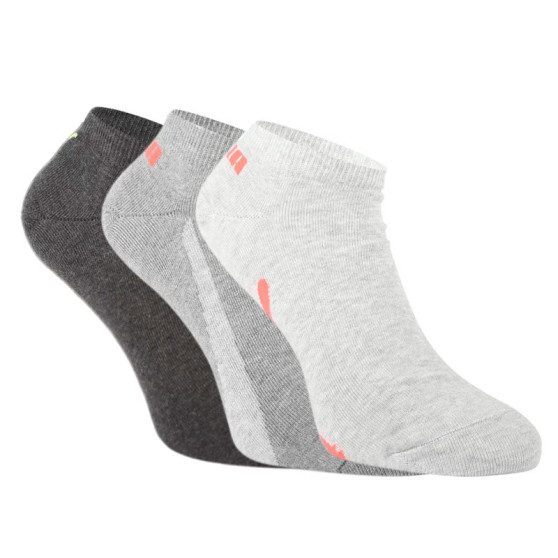 3PACK ponožky Puma šedé (100000956 005)