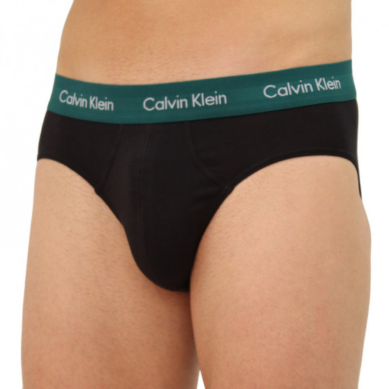 3PACK pánské slipy Calvin Klein černé (U2661G-M9F)