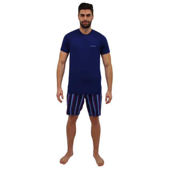 Pánské pyžamo Calvin Klein modré (NM1536E-JVU)