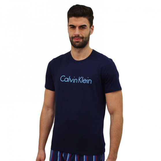 Pánské tričko Calvin Klein tmavě modré (NM1129E-DYC)