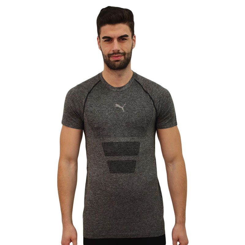 E-shop Pánské sportovní tričko Puma tmavě šedé