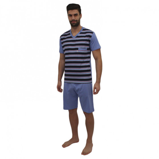 Pánské pyžamo Foltýn nadrozměr modré (FPKN12)