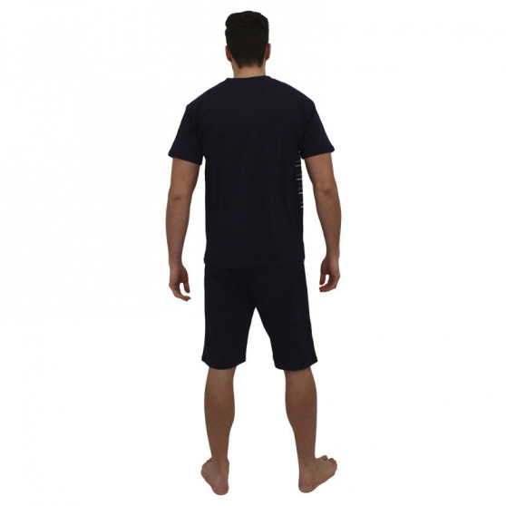 Pánské pyžamo Foltýn nadrozměr tmavě modré (FPKN9)