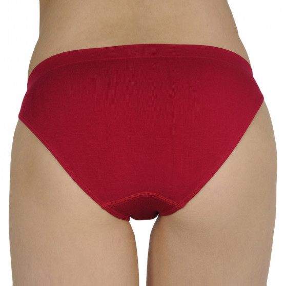 Dámské kalhotky Gina bambusové červené (00043)