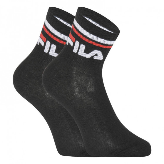 3PACK ponožky Fila černé (F9398-200)