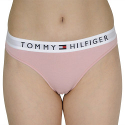 Dámská tanga Tommy Hilfiger růžové (UW0UW01555 TMJ)