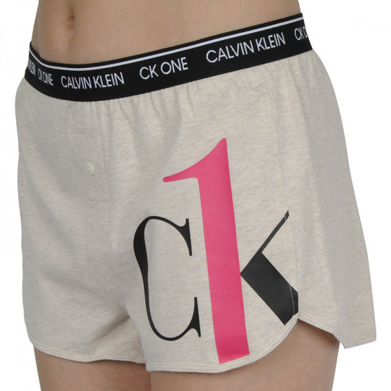 Dámské pyžamo CK ONE béžové (QS6443E-GGE)