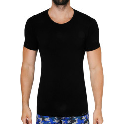 Pánské tričko Gino bambusové černé (58006)