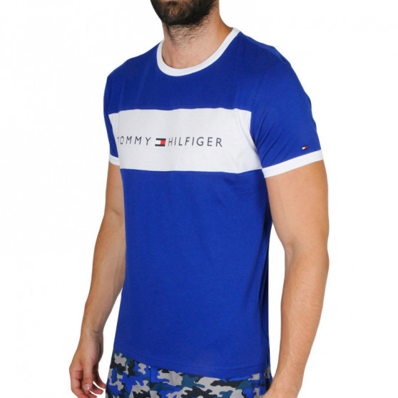 Pánské tričko Tommy Hilfiger modré (UM0UM01170 C86)