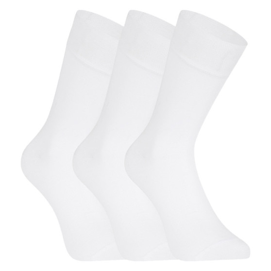 3PACK ponožky Lonka bambusové bílé (Debob)