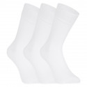 3PACK ponožky Lonka bambusové bílé (Debob)