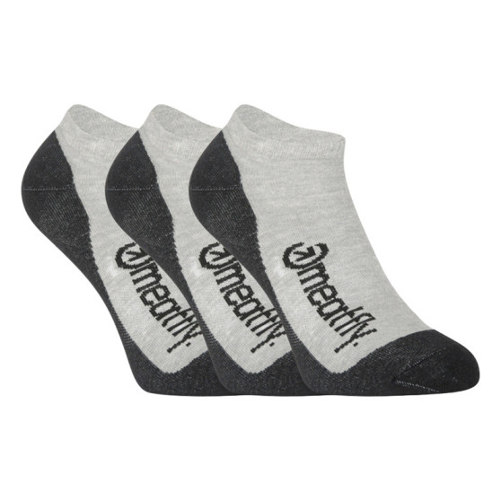 3PACK ponožky Meatfly vícebarevné (Boot Grey)