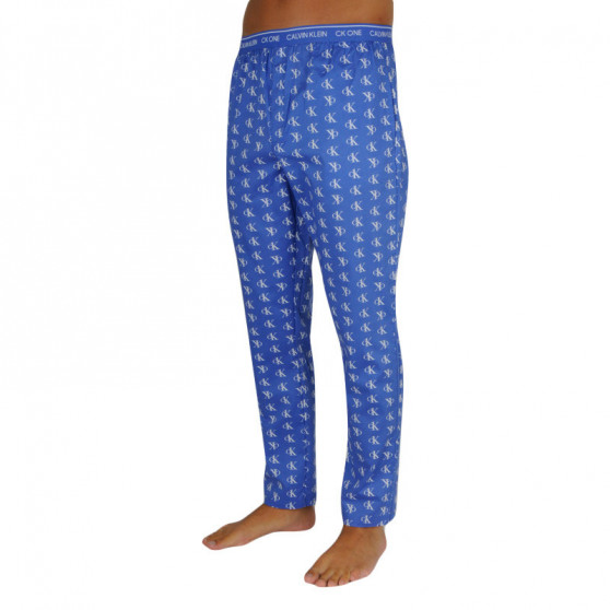 Pánské kalhoty na spaní CK ONE modré (NM1869E-J8W)