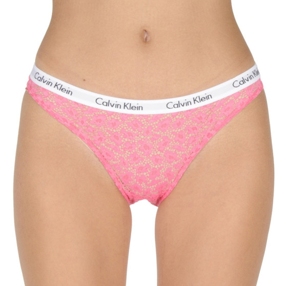 Dámské kalhotky Calvin Klein růžové (QD3860E-THV)