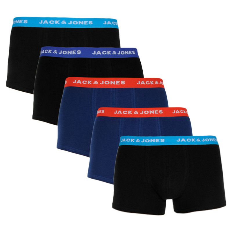 E-shop 5PACK pánské boxerky Jack and Jones vícebarevné