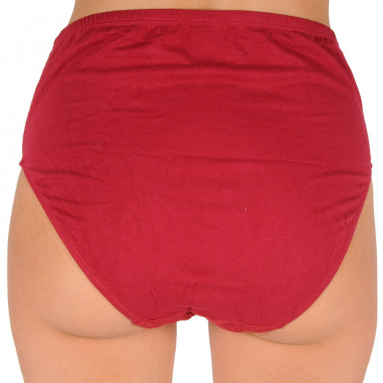 Dámské kalhotky Andrie nadrozměr červené (PS 2546 C)