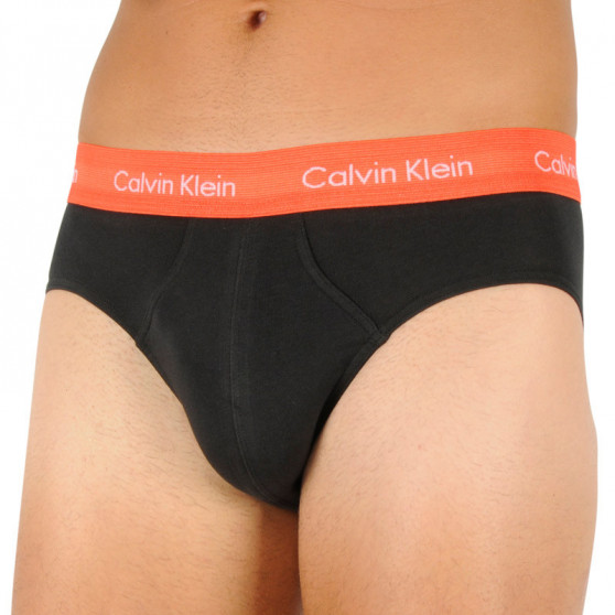 3PACK pánské slipy Calvin Klein černé (U2661G-WHD)