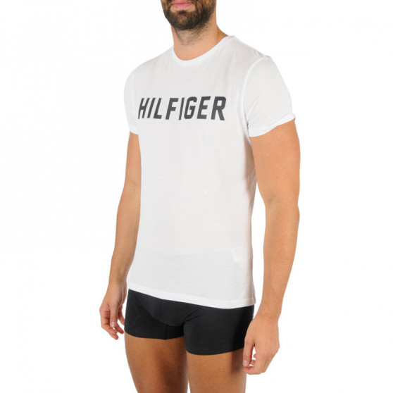 Pánské tričko Tommy Hilfiger bílé (UM0UM02011 YBR)