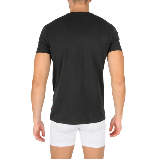 2PACK pánské tričko Levis Crew-neck černé (905055001 884)