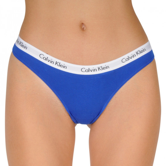 3PACK dámská tanga Calvin Klein vícebarevné (QD3587E-W5N)