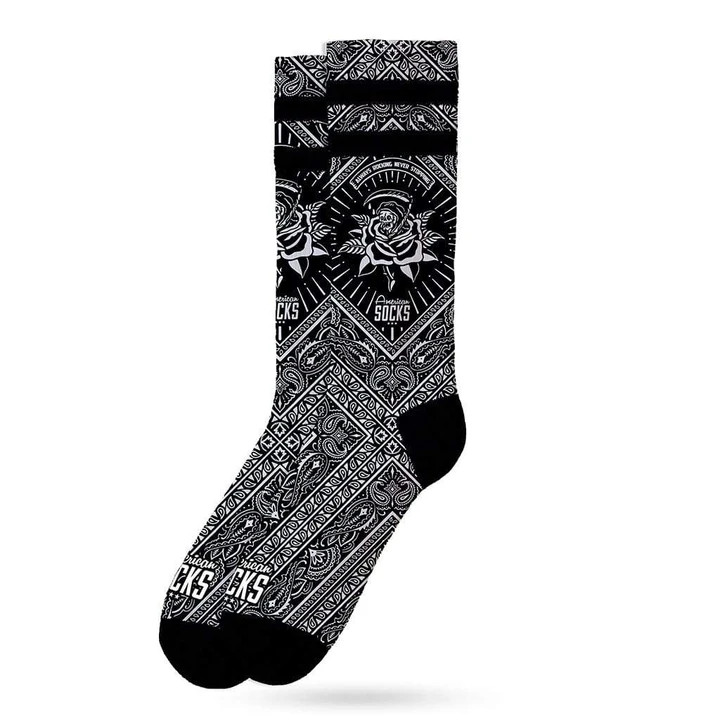 Ponožky American Socks Bandana Black (AS134) S
