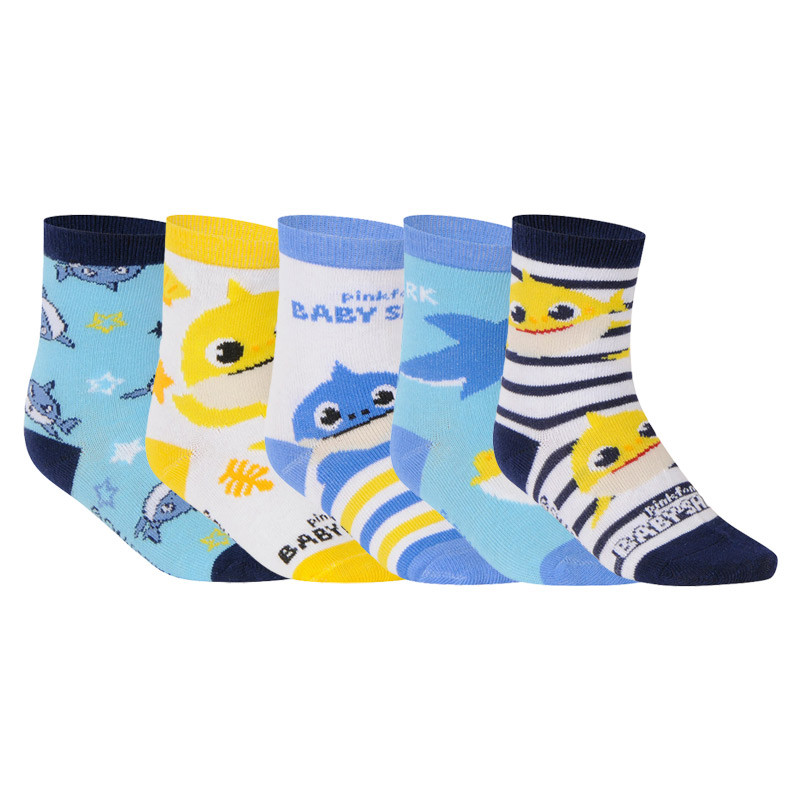 E-shop 5PACK dětské ponožky Cerdá Baby Shark vícebarevné