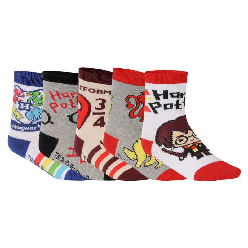 E-shop 5PACK dětské ponožky Cerdá Harry Potter vícebarevné