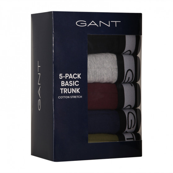 5PACK pánské boxerky Gant vícebarevné (902035553-320)