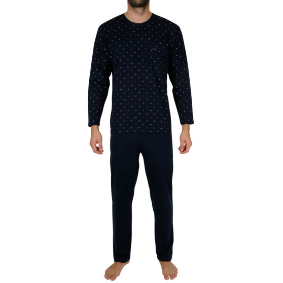 Pánské pyžamo Cornette Martin modré (309/187)