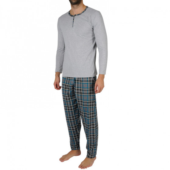 Pánské pyžamo La Penna šedé (LAP-K-18002)