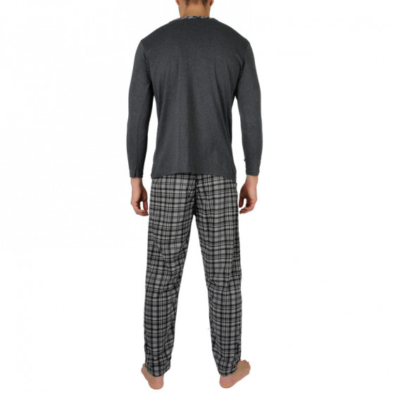 Pánské pyžamo La Penna tmavě šedé (LAP-K-18014)